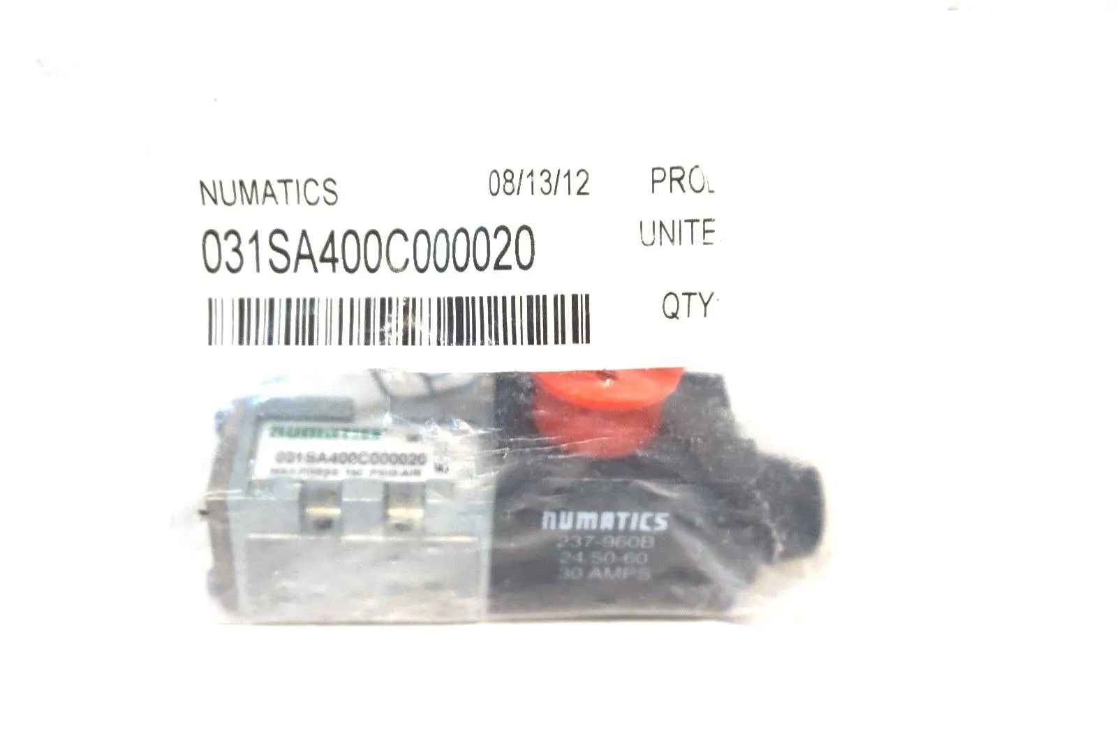 NEW NUMATICS 031SA400C000020 VALVE