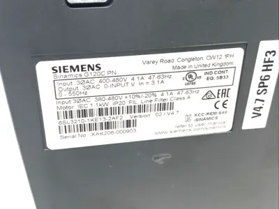 USED SIEMENS SINAMICS G120C