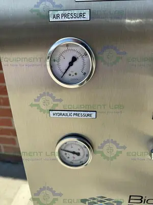 USED BIOPHARM HYDRAULIC POWER UNIT W/ INTERFACE DEVICES P SERIES PUMP