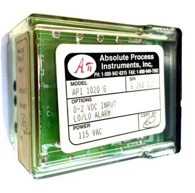 NEW ABSOLUTE PROCESS API 1020 G DC INPUT ALARM API1020G