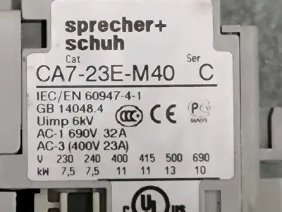 USED SPRECHER + SCHUH CA7-23E-M40-24E