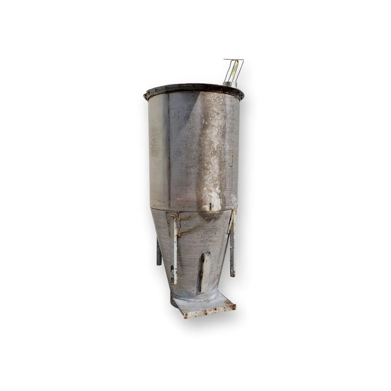 Used 50 Cubic Foot Stainless Steel Bin Receiver Hopper