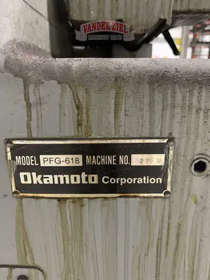 Used OKAMOTO PFG-618 Reciprocating Surface Grinders Michigan US | Vander Ziel Machinery Sales #480456