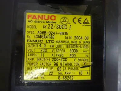 USED FANUC A06B-0247-B605