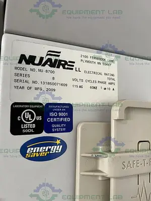 USED NUAIRE NU-8700 AUTOFLOW IR WATER-JACKETED CO2 DUAL STACKED INCUBATOR