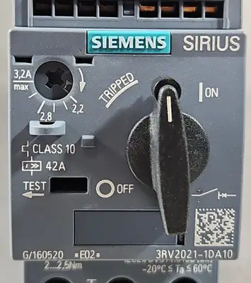 USED Siemens Siemens 3RV2021-1DA10