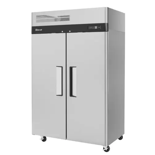 Turbo Air M3R47-2-N 51 3/4" Two Section Reach In Refrigerator, (2) Left/Right Hinge Solid Doors, 115v
