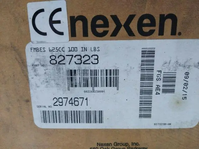 Nexen 827323 FMBES-625CC 100 IN LBS 120PSI Flange Mounted Spring Friction Brake