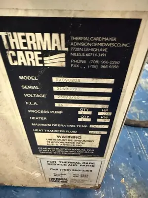 USED THERMAL CARE RA090804