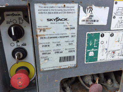 Used 2018 Skyjack SJ16 Manlifts North Carolina US | Stack Equipment #1498144
