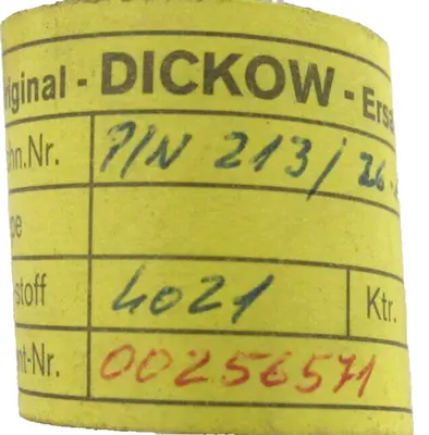 NEW DICKOW 26.1116/1.4021 STAINLESS SHAFT 26111614021