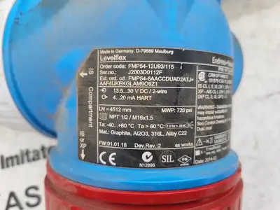 USED ENDRESS+HAUSER FMP54-12U93/115
