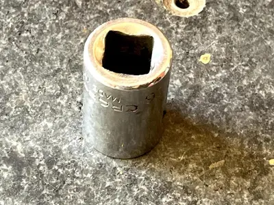 Vintage Craftsman SAE 11/16” Socket, -G-, 1/2 Drive, 12 Point, 47507 - USA 🇺🇸