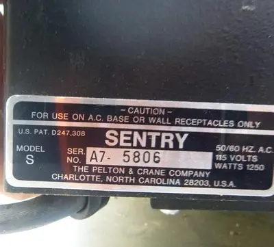 USED PELTON & CRANE S AUTOCLAVE STERILIZER