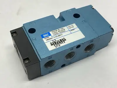 180001-112-0011 | Mac Valves  4-Way Pneumatic Solenoid Valve - New Other