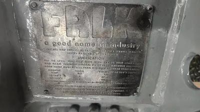FALK ENCLOSED GEAR DRIVE SPEED REDUCER 3.44 RATIO 2050Y1-LD