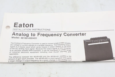 USED EATON 48160-450-05