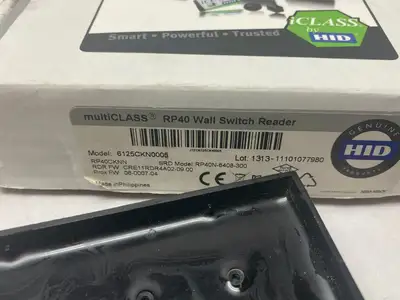 USED HID MULTICLASS RP40 SMART CARD WALL SWITCH READER