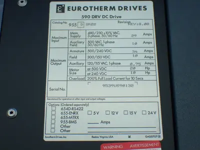 USED EUROTHERM 955D8R22