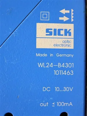 Sick WL24-B4301 Photoelectric Sensor Used