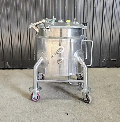 Used Lee Industries 40 Gallon Jacketed Tank, Stainless Steel