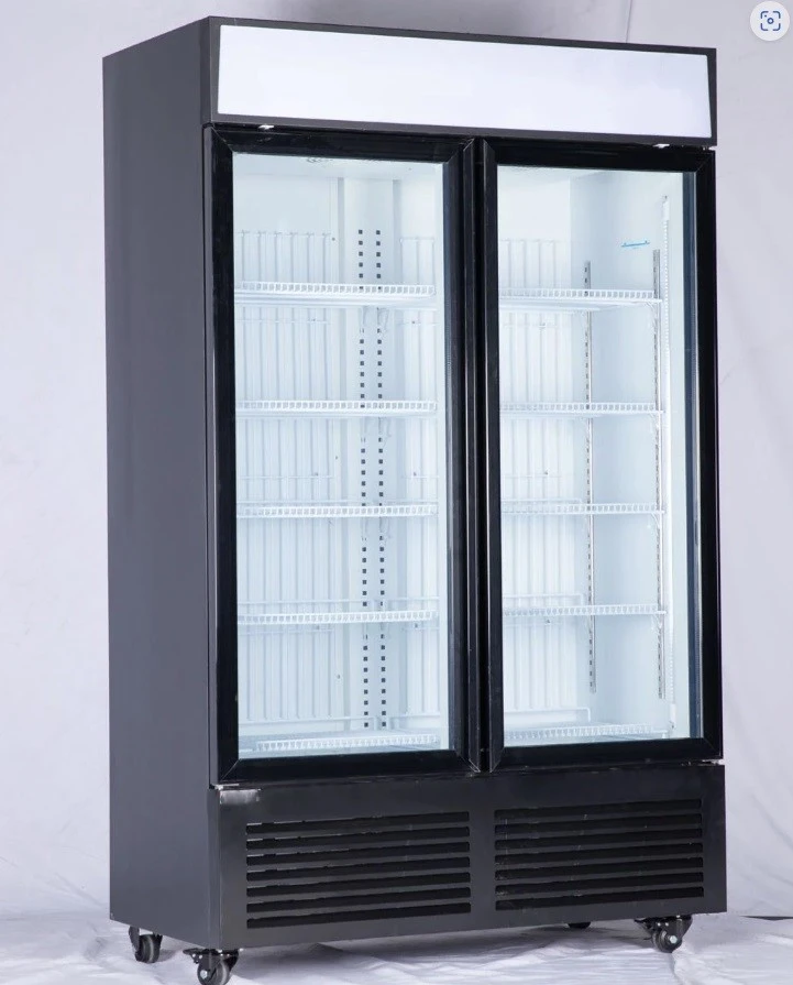 168-0017 AC SDGF 40'' Glass 2 Door Reach In Freezer
