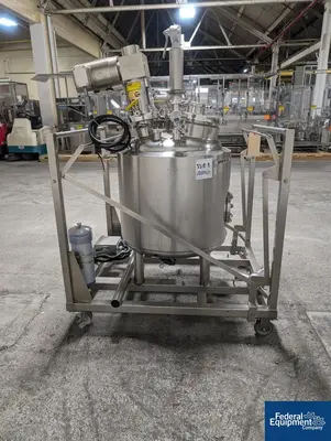 USED ITT 40 Gal Holloway Reactor, 316L S/S, 15/100#
