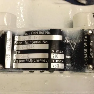 USED PLEIGER M056-01-23
