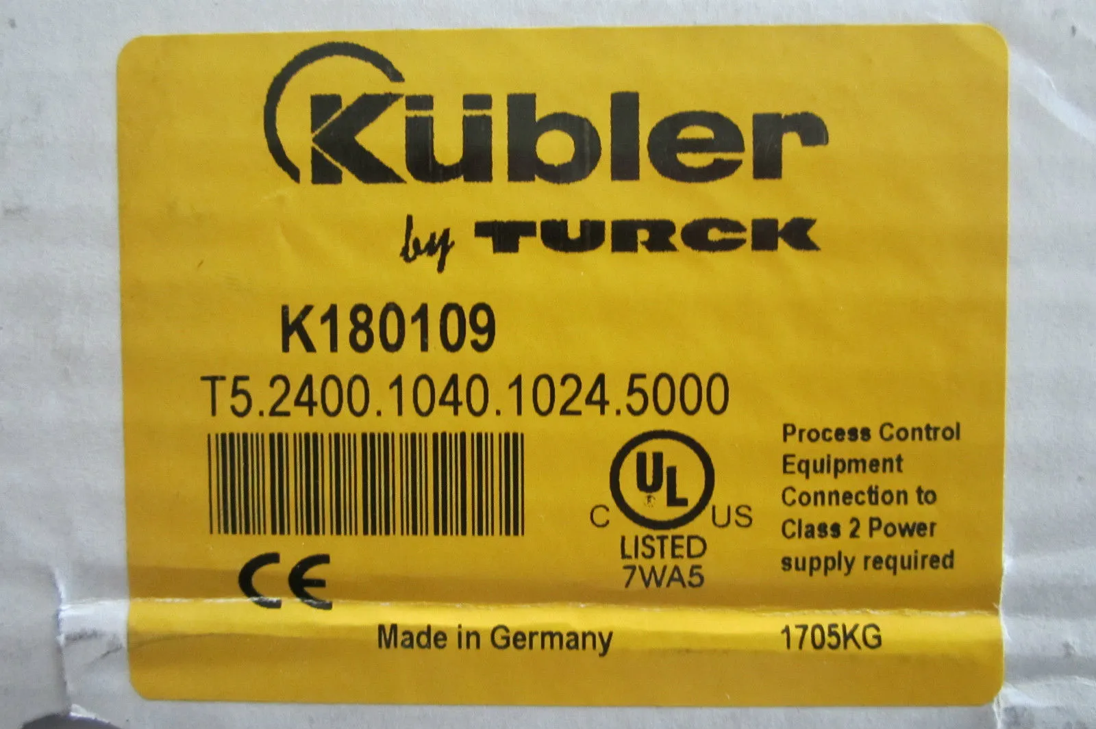 NEW TURCK K180109 FLOW AMPLIFIER