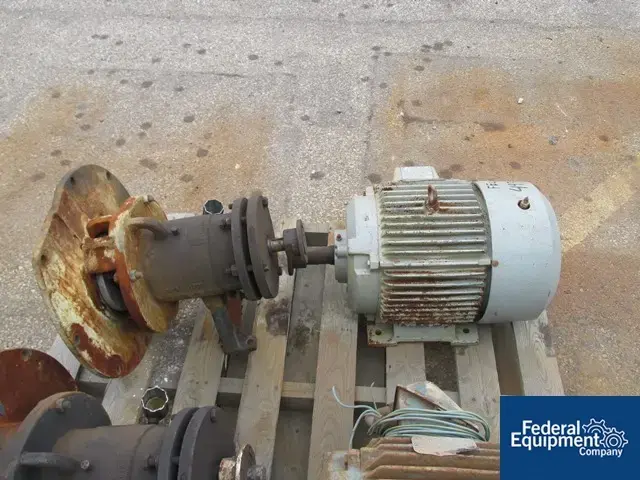 Used Wanner Engineering Stan-Cor Pump Impeller With motor, KYNAR Pumps Ohio US | Federal Equipment Company #125972