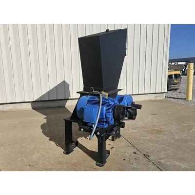 Used 40HP Single Roll Industrial Shredder - 18" Dia. X 16.5"W