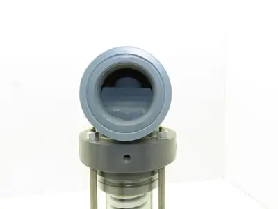 Plast-o-matic ES250LV-NC 2 1/2" Shutoff Valve Spring Return NC Pneumatic Powered