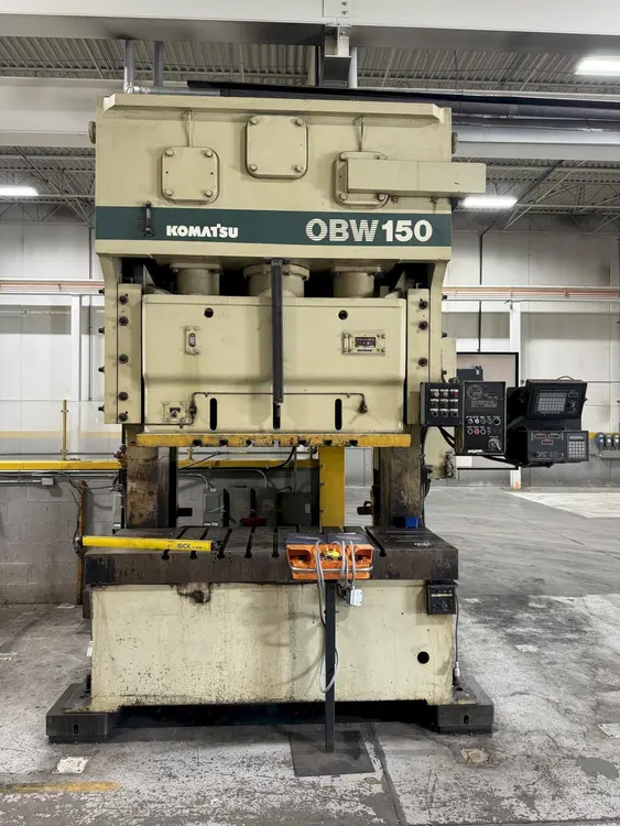 Used KOMATSU OBW-150-3 Gap Frame (OBS) Presses Michigan US | GCH Machinery #376284