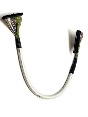 USED PHOENIX CONTACT FLK 50/EZ-DR CABLE 0.5M 2X 50-PIN IDC FEMALE