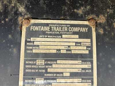 Used 1999 FONTAINE _UNKNOWN_ Lowboy Trailers Tennessee US | Moore Equipment #1517298