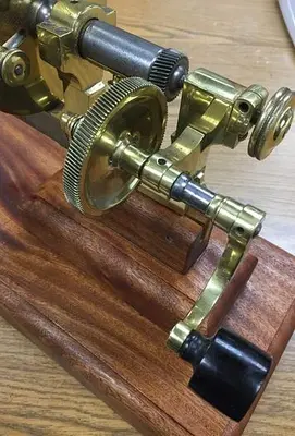 5679-385 Antique Watchmaker’s Bench Lathe – Switzerland, Circa 1860