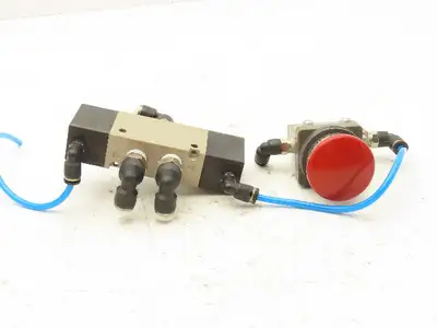 CKD 4KA321 Solenoid Valve 0-0.7 MPA With Pushbutton Valve