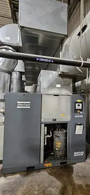 USED 2013 ATLAS COPCO MODEL VARIABLE-SPEED DRIVE ROTARY SCREW AIR COMPRESSOR 2013 ATLAS COPCO MODEL VARIABLE-SPEED DRIVE ROTARY SCREW AIR COMPRESSOR