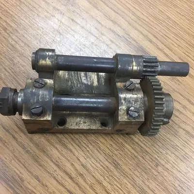 2218-385 Antique Holtzapffel Horizontal Slide Milling Attachment for Ornamental Turning Lathe