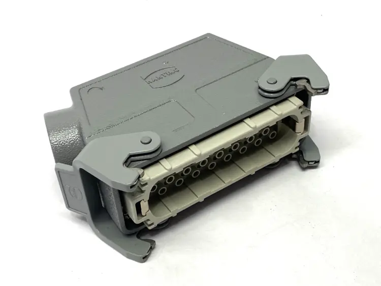 Used AMPHENOL CONNECTOR W/ HARTING SIDE ENTRY HOOD M32 MISSING SCREW Nuts & Screws | Maverick Industrial Sales #1101535