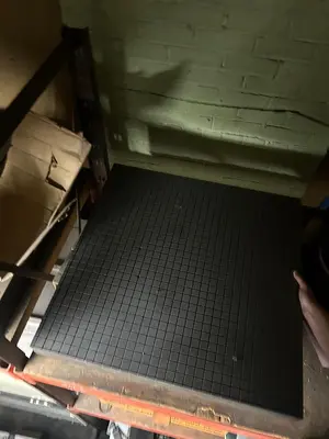 Precision 30" X 30" x 3" H Cast Iron - Lapping Work Table