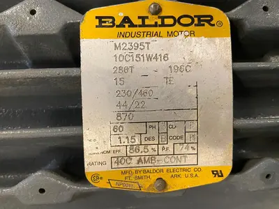 USED BALDOR M2395T