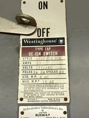 USED WESTINGHOUSE 456D 905 G06