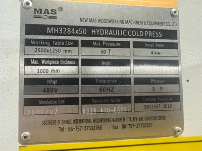 USED 2019 MAS MH3284X50