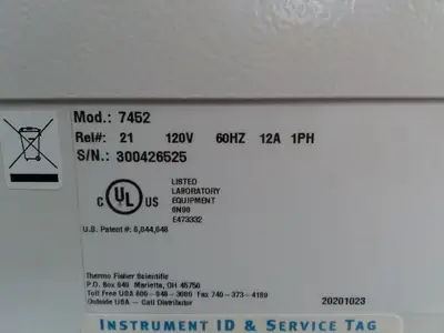 Thermo Scientific 7452 CryoMed Controlled Rate Freezer 34L (2020)