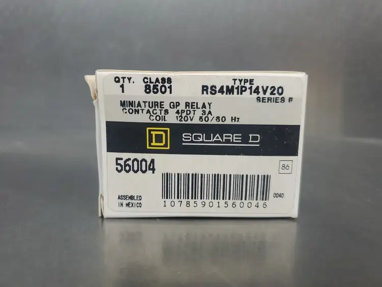 Used Square D RS4M1P14V20 Relays & Switches South Carolina US | Palmetto Automation #1506804