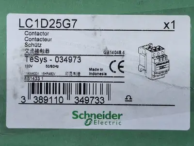 NEW SCHNEIDER ELECTRIC LC1D25G7