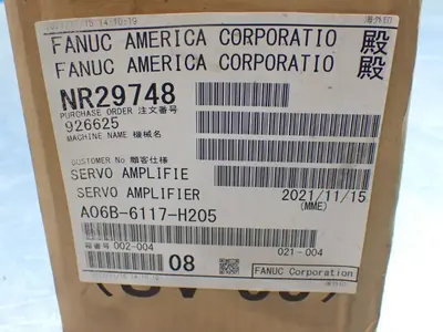 New | in-Stock FANUC A06B6117H205 Servo Drives Ohio US | HGR 24 #1020237