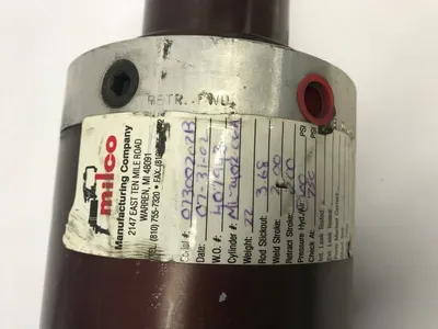 USED MILCO 2" STROKE, WELD GUN CYLINDER