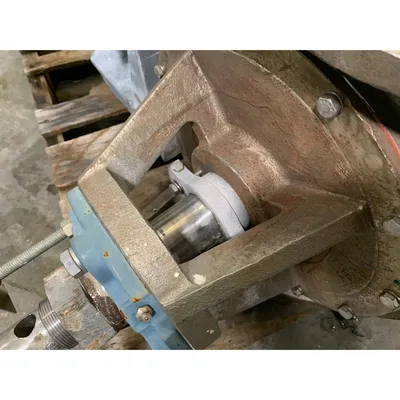 Used 10" dia. Semco Flo-tronics Rotary Airlock Feeder Stainless Steel Valve